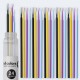 SD COLORS STICKS SWABS 24 PIECES AUTOMOTIVE PAINTWORK CAR DETAILING REPAIR FOR SCRATCHES STONE CHIPS TOUCH UP MICRO BRUSH 1.2mm 1.5mm 2.0mm 2.5mm