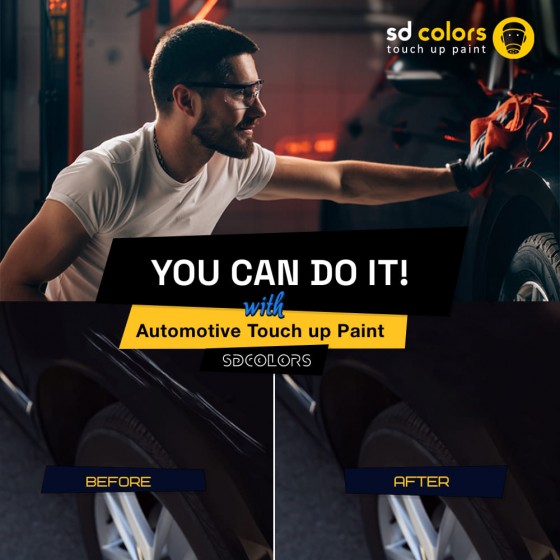 Clear Lacquer Touch Up 20ml - Fast-Drying 1K Clear Coat