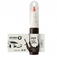 Touch Up Paint 20ml DARK GREEN F27 for MITSUBISHI Scratch and Chip Repair Brush