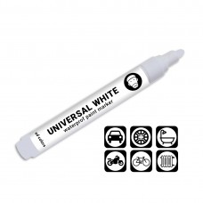 SD COLORS UNIVERSAL WATERPROOF PAINT MARKER WHITE for Small Repair Cars, Metal, Wood, Plastic, Windows, Frames, Doors, Gates