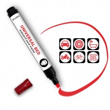 SD COLORS UNIVERSAL WATERPROOF PAINT MARKER RED for Small Repair Cars, Metal, Wood, Plastic, Windows, Frames, Doors, Gates