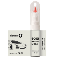 Touch Up Paint 20ml GRIGIO MODA 609B for FIAT Scratch and Chip Repair Brush