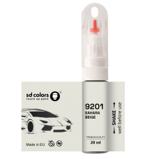 Touch Up Paint 20ml SAHARA BEIGE 9201 for VAG/SKODA Scratch and Chip Repair Brush