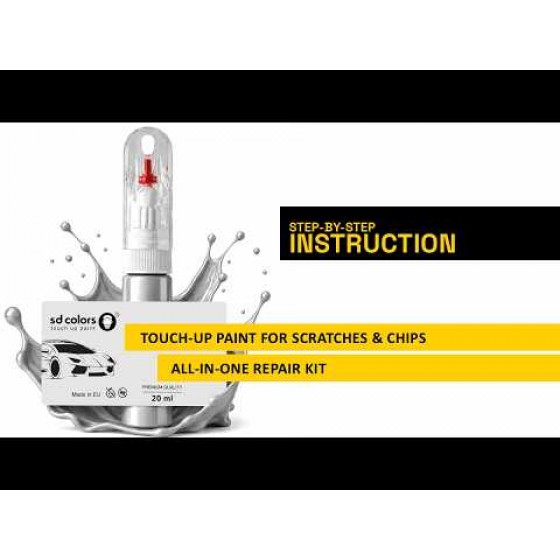 Touch Up Paint 20ml for VOLVO - Scratch & Chip Repair - MAGNETIC BLACK G41